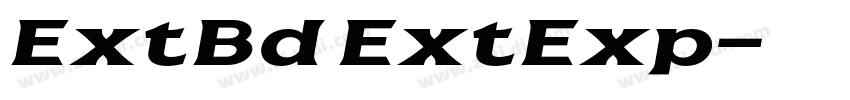 ExtBd ExtExp字体转换